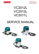 Makita VC2012L Service Manual предпросмотр