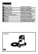 Makita VC3211H Instruction Manual предпросмотр