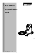 Preview for 1 page of Makita VC3211H Instruction Manual