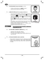 Предварительный просмотр 104 страницы Makita VC3510 Instruction Manual