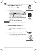 Предварительный просмотр 112 страницы Makita VC3510 Instruction Manual