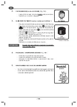 Предварительный просмотр 160 страницы Makita VC3510 Instruction Manual