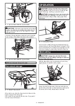 Предварительный просмотр 8 страницы Makita VJ05 Instruction Manual