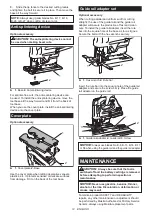 Preview for 12 page of Makita VJ06 Instruction Manual