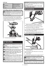 Предварительный просмотр 10 страницы Makita VP01 Instruction Manual