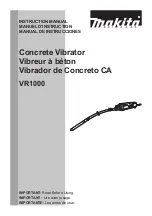 Preview for 1 page of Makita VR1000 Instruction Manual