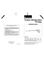 Makita VR250DA Instruction Manual preview