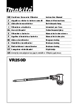 Makita VR250DWDE Instruction Manual preview