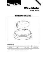 Makita Wax-Mate 9200Y Instruction Manual preview