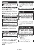 Preview for 22 page of Makita WR100DZK Instruction Manual