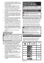 Preview for 13 page of Makita WT001G Instruction Manual