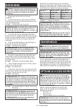 Preview for 34 page of Makita WT001G Instruction Manual