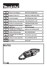 Предварительный просмотр 1 страницы Makita WUT02U Instruction Manual