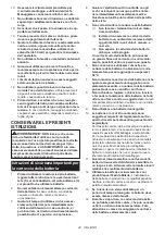 Предварительный просмотр 43 страницы Makita X-LOCK LXT DGA521 Instruction Manual