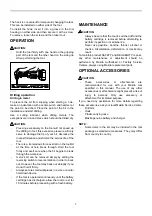 Preview for 7 page of Makita XAD02 Instruction Manual