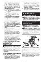 Preview for 36 page of Makita XAG10 Instruction Manual