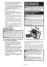 Предварительный просмотр 21 страницы Makita XAG12 Instruction Manual