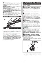 Предварительный просмотр 27 страницы Makita XAG12 Instruction Manual