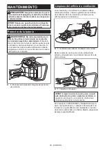 Предварительный просмотр 29 страницы Makita XAG12 Instruction Manual