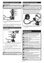 Preview for 12 page of Makita XAG16 Instruction Manual