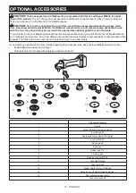 Preview for 21 page of Makita XAG16 Instruction Manual