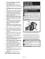 Предварительный просмотр 7 страницы Makita XAG20 Instruction Manual