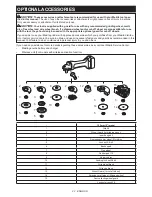 Предварительный просмотр 22 страницы Makita XAG20 Instruction Manual