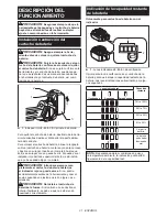 Предварительный просмотр 31 страницы Makita XAG20 Instruction Manual