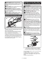 Предварительный просмотр 37 страницы Makita XAG20 Instruction Manual