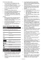 Предварительный просмотр 7 страницы Makita XAU02 Instruction Manual