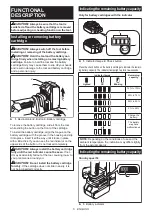 Предварительный просмотр 5 страницы Makita XBP04 Instruction Manual