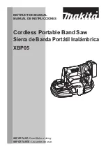 Предварительный просмотр 1 страницы Makita XBP05 Instruction Manual