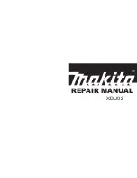 Preview for 1 page of Makita XBU02 Repair Manual