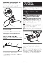 Preview for 8 page of Makita XBU05 Instruction Manual