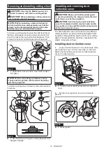 Preview for 12 page of Makita XCM01 Instruction Manual