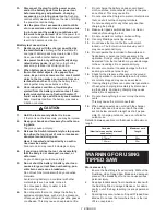 Предварительный просмотр 7 страницы Makita XCS02 Instruction Manual