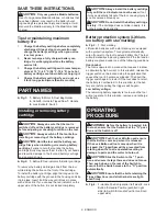 Preview for 9 page of Makita XCS02 Instruction Manual