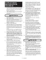 Предварительный просмотр 14 страницы Makita XCS02 Instruction Manual