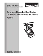 Preview for 1 page of Makita XCS03 Instruction Manual