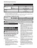 Preview for 2 page of Makita XCS03 Instruction Manual