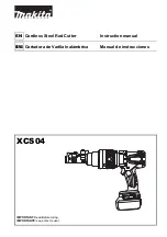 Makita XCS04 Instruction Manual preview