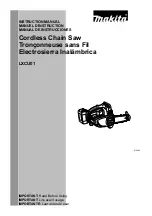 Preview for 1 page of Makita XCU01Z Instruction Manual