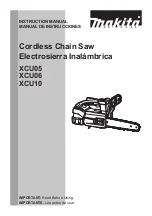 Makita XCU10 Instruction Manual preview