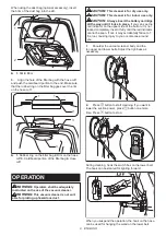 Предварительный просмотр 9 страницы Makita XCV05 Instruction Manual