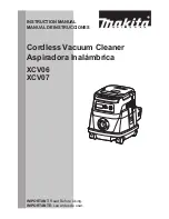 Предварительный просмотр 1 страницы Makita XCV06 Instruction Manual