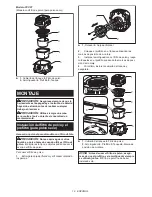 Предварительный просмотр 19 страницы Makita XCV06 Instruction Manual