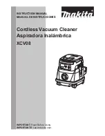 Предварительный просмотр 1 страницы Makita XCV08 Instruction Manual