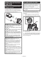 Предварительный просмотр 8 страницы Makita XCV08 Instruction Manual