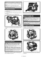 Предварительный просмотр 16 страницы Makita XCV08 Instruction Manual