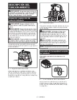 Предварительный просмотр 23 страницы Makita XCV08 Instruction Manual